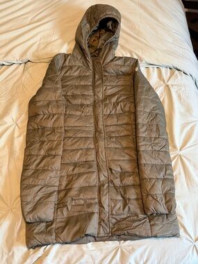 Hema Quilted Hooded Puffer Jacket - Olive